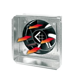Ventilator tubulatură cu senzor de temperatură Ø125mm