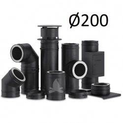 BURLANE DE INOX IZOLAT - NEGRU FI200