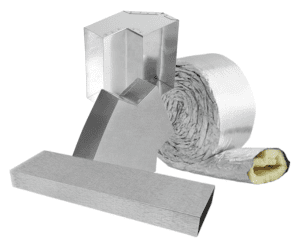 Distributie aer cald patrata