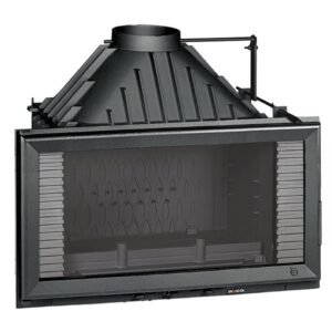Focar Invicta 840 orizontal din fontă pentru șemineu