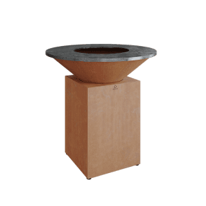 Gratar OFYR Corten 100 cu vatra de gatit pe lemne