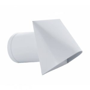 Grilaj admisie aer exterior Ø150 cu protecție vânt/ploaie