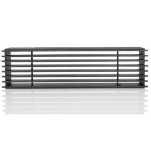 Grila aerisire loft negru