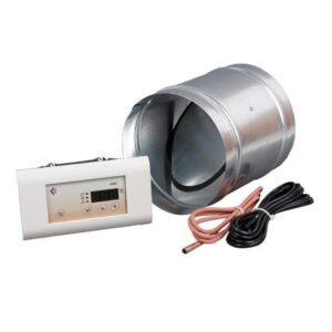 Regulator electronic pentru admisia aerului la șemineu