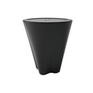 Rezervor peleti plastic negru 30kg cu capac