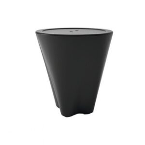 Rezervor peleti plastic negru 30kg cu capac
