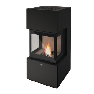 Soba peleti 3 laturi Eva Calòr, 9 kW