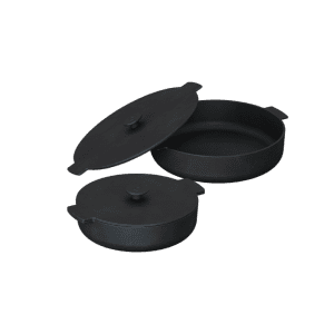 Set Oale OFYR de fonta cu capac 21cm + 26cm