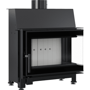 Focar șemineu Kratki Simple S Modern colț dreapta 7-8 kW