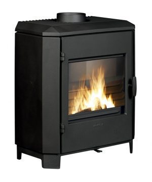 Soba fonta Carolo 8-12kW cu design suedez modern