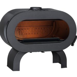 Soba din fontă INVICTA Fifty Arche, 10 kW, negru