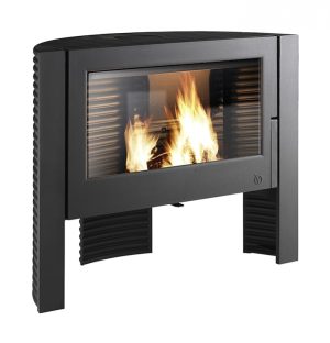 Soba fontă Itaya cu ușă amplă de 85 cm