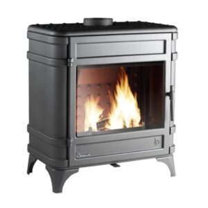 Soba din fontă Siam 12 kW cu design rustic