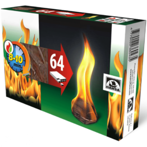 Tablete de aprins focul - 64 aprinderi