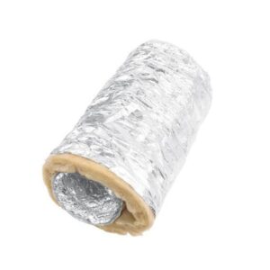 Tubulatură flexibilă izolație 150mm, aluminiu, 1 metru