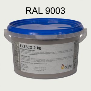 Vopsea decorativa termica 150°C - RAL9003 - Ortner
