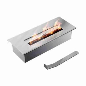 Arzător bioetanol încastrat Kratki, inox