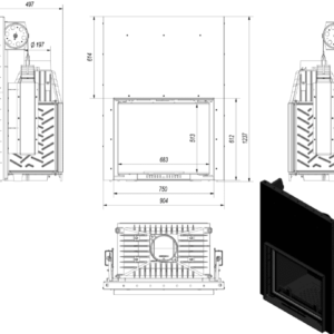 Schita A250 deschidere verticala