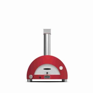 Cuptor pe gaz 1 Pizza Moderno - Rosu