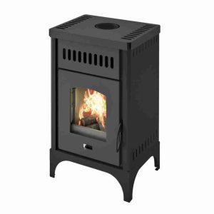 Soba Marta 8.4kW neagră din oțel