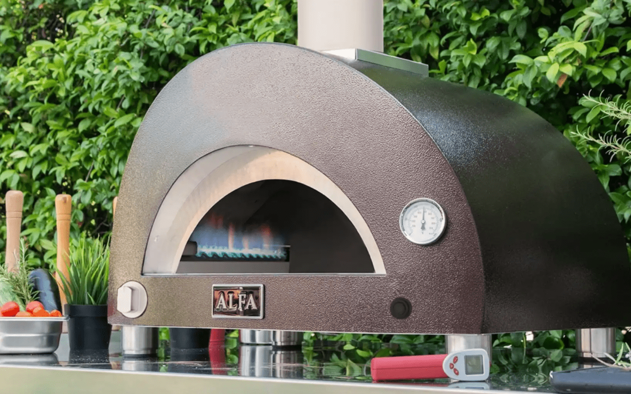 Cuptor pe gaz Pizza Moderno – Cupru