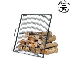Gratar otel 44x44 cm pentru vatra de foc 60 cm