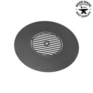 Plita pentru vatra - 82 cm + gratar 40 cm - otel