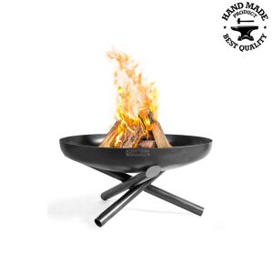 Vatră de foc exterior CookKing Indiana, 80 cm, oțel natural