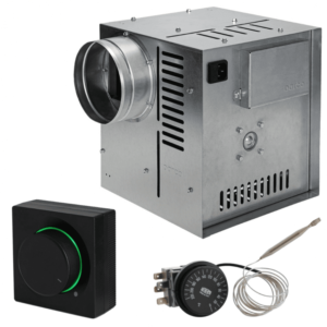 Set ventilator semineu Profesional 490 mc GEN II cu regulator negru patrat