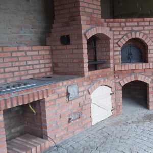 Gratar gradina caramida zidit Curteni, Mures