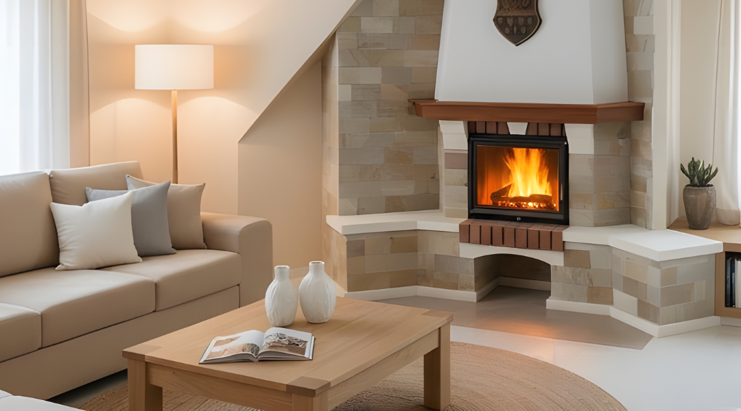 Semineu rustic pe colt Transilvania Targu Mures