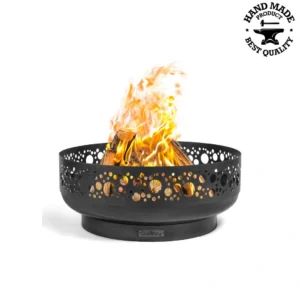 Vatră de foc exterior CookKing Boston 80cm, oțel natural