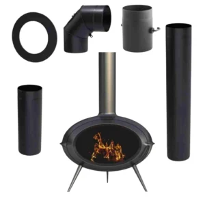 Soba Invicta Brio, fontă, 7-10.5 kW, cu triplă combustie