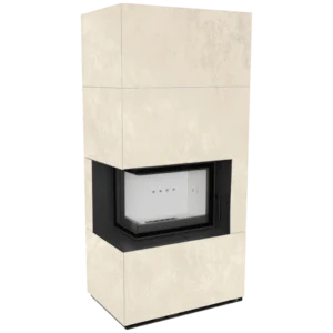 Focar modular Kratki FLOTEK sticlă stânga 8 kW