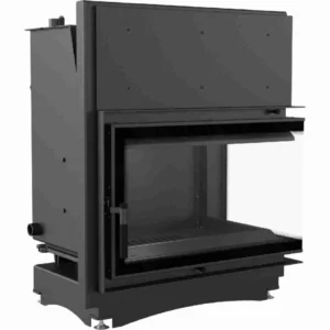 Termosemineu Z150 sticlă dreapta, 12kW, cu bazin de apă