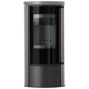 Soba pe lemne Erik 5.5 kW sticlă semirotundă