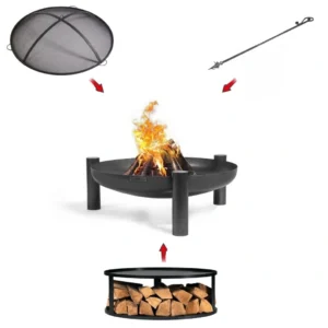 Vatra de foc CookKing Palma 100 cm pachet