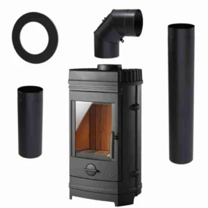 Soba din fontă Chatel 8kW cu set de racordare inclus