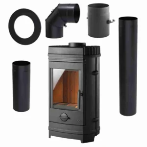 Soba fontă Chatel 8kW cu piese racordare PRO