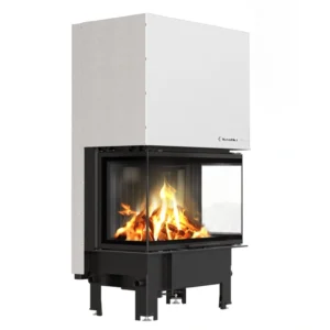 Focar Regnor trei laturi 8kW cu samota neagra