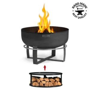 Vatră de foc Viking XXL cu bază, 80 cm