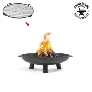 Vatra foc Bali 80cm cu grilaj din oțel CookKing