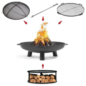 Vatra Bali pachet baza 60cm CookKing: Set complet pentru foc