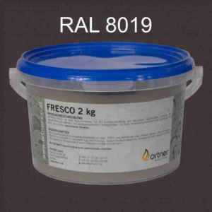 Vopsea decorativa termica 150°C - RAL8019 - Ortner