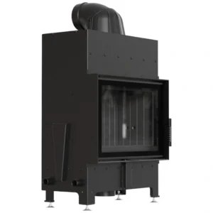 Focar de semineu Flotek S 8kW cu samota neagra