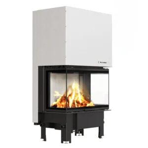 Focar Regnor 800/400 8kW cu sticlă pe 3 laturi