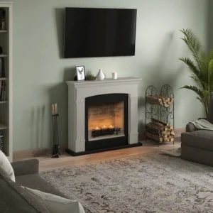 Semineu decorativ TAGU ZenFlame bej