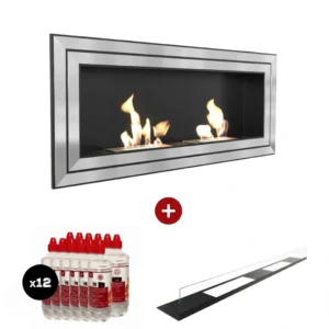 Pachet biosemineu Juliet 150 cu sticlă și bioetanol, Kratki