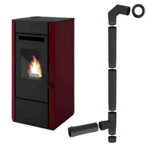 Soba pe peleti Eva Calòr rosie, 9.5 kW