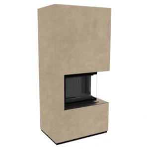 Semineu modular FLOTEK BOX colț dreapta 8 kW